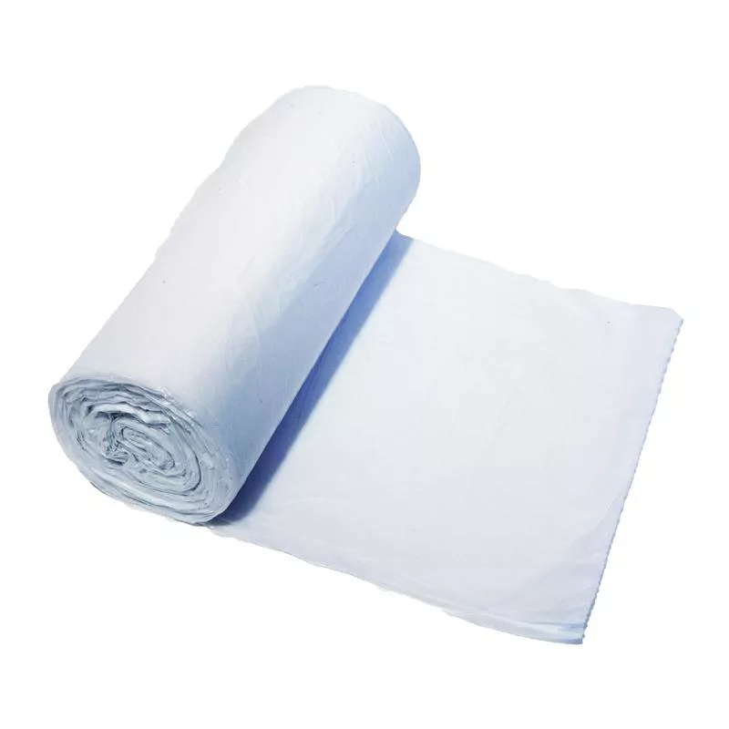 Cleanclub Müllbeutel 60-70 Liter, 8 my, HDPE, weiß (1 Rolle = 40 Stück)