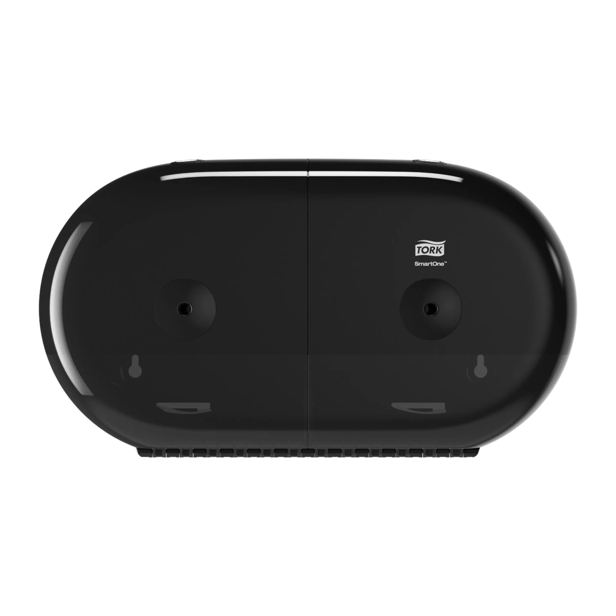 Tork SmartOne® Mini Doppelrollenspender für Toilettenpapier Schwarz T9, Hohe Kapazität, Elevation Linie, 682008