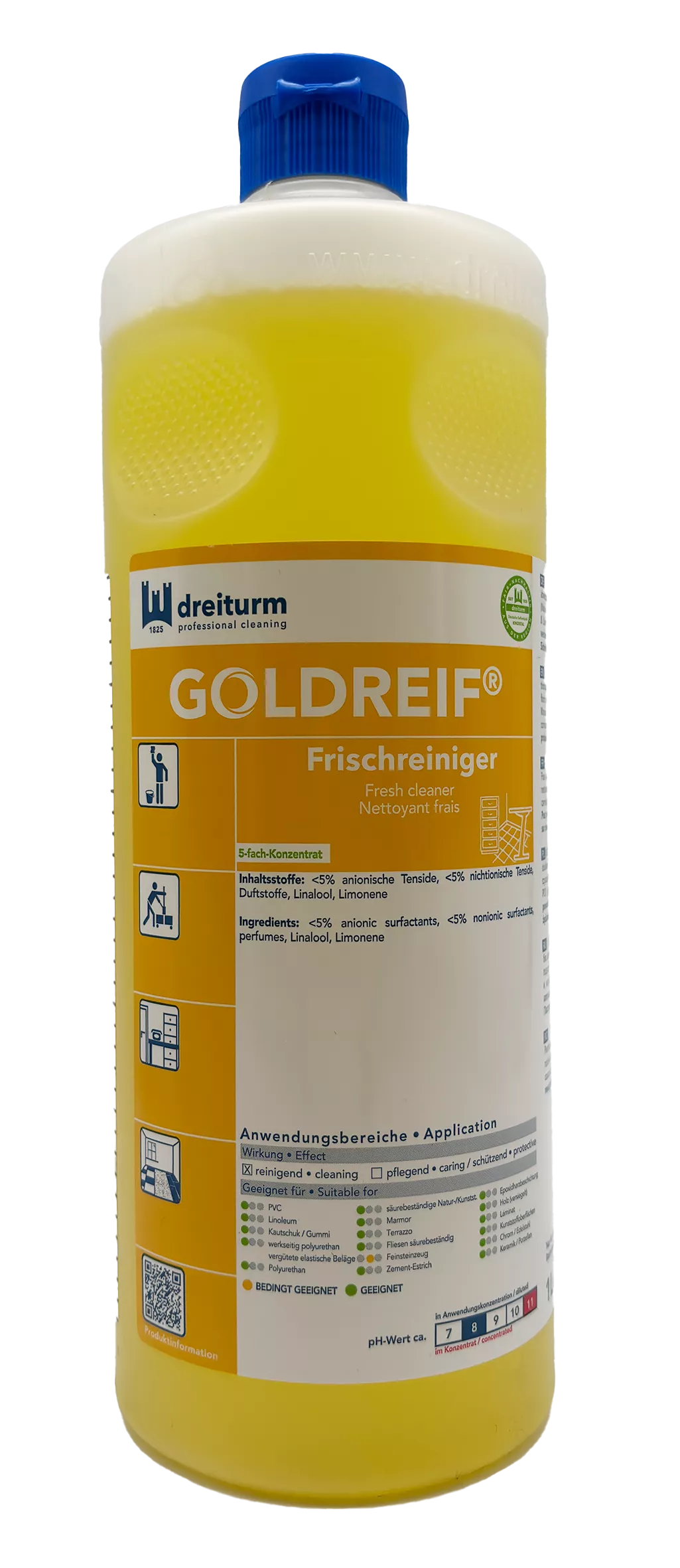 Dreiturm Goldreif Frischreiniger – 1 L Flasche