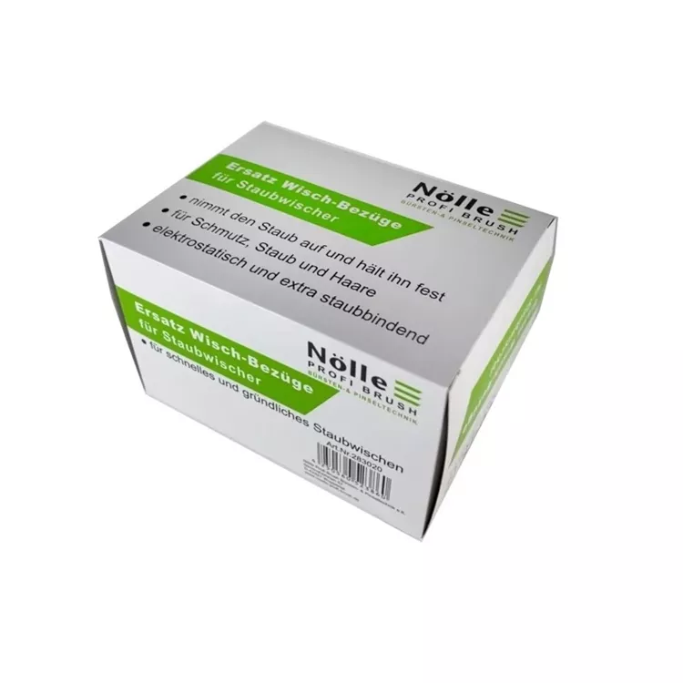 Nölle 20er-Box Ersatzwischbezüge für Staubwischer-Set