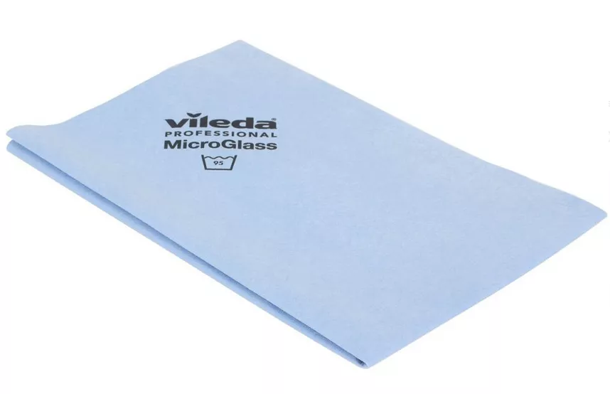 Vileda Microfaser Gläsertuch, blau, 40x50cm