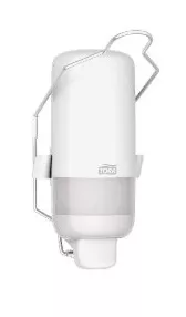Tork Spender mit Armhebel & hinterer Halterung für Flüssigseife S1 Elevation weiß 560100