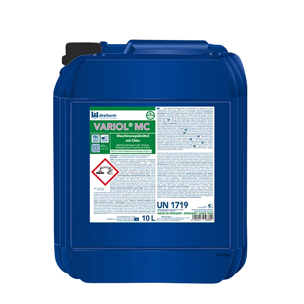 Dreiturm VARIOL MC Maschinenspülmittel mit Chlor – 10L Kanister