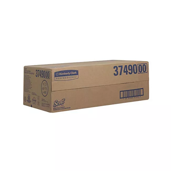 Kimberly Clark Handtuchpapier SCOTT Multifold 1-lag. weiß, 24x20cm, (4000 Blatt/Krt.)
