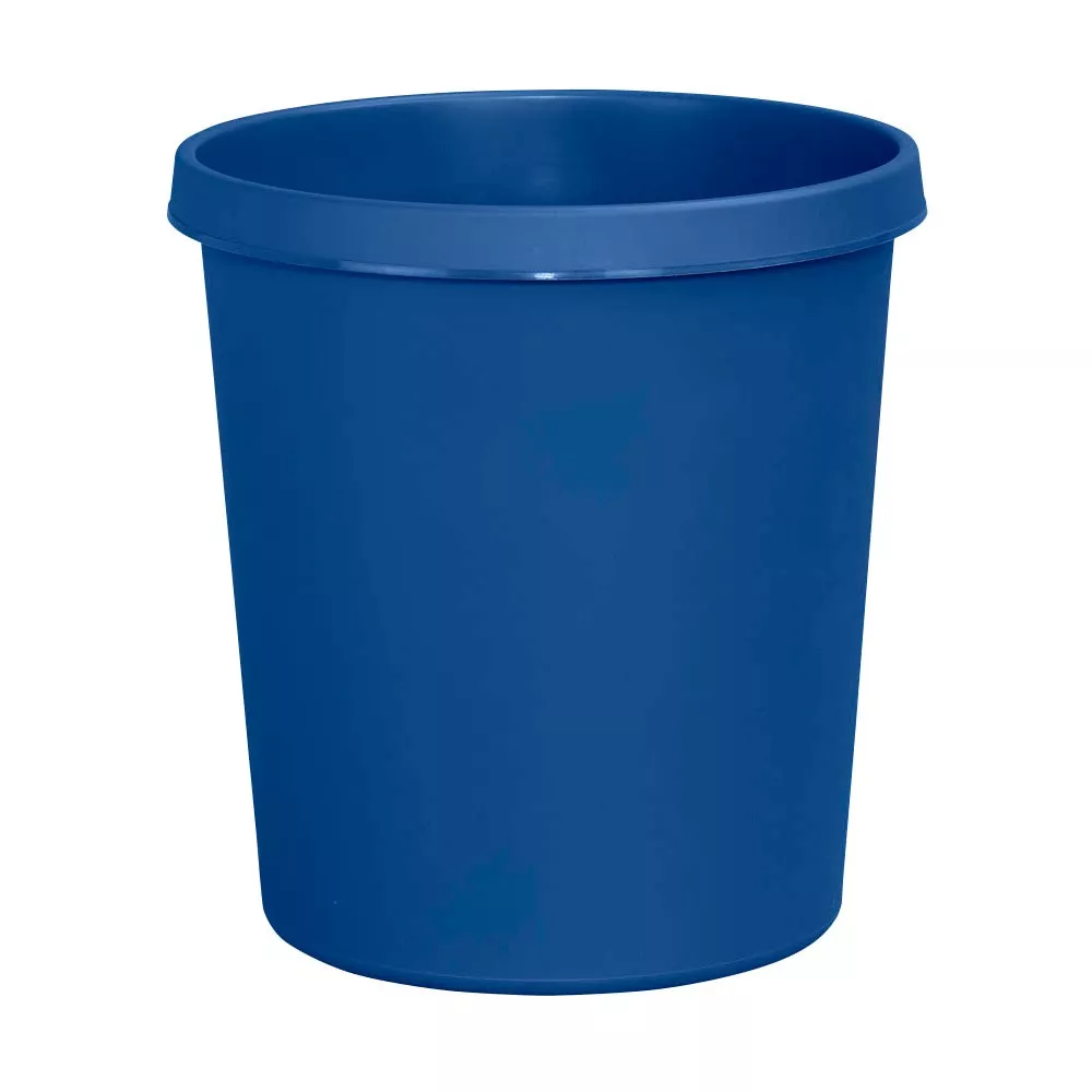 Helit Papierkorb mit Rand 18 L blau 4