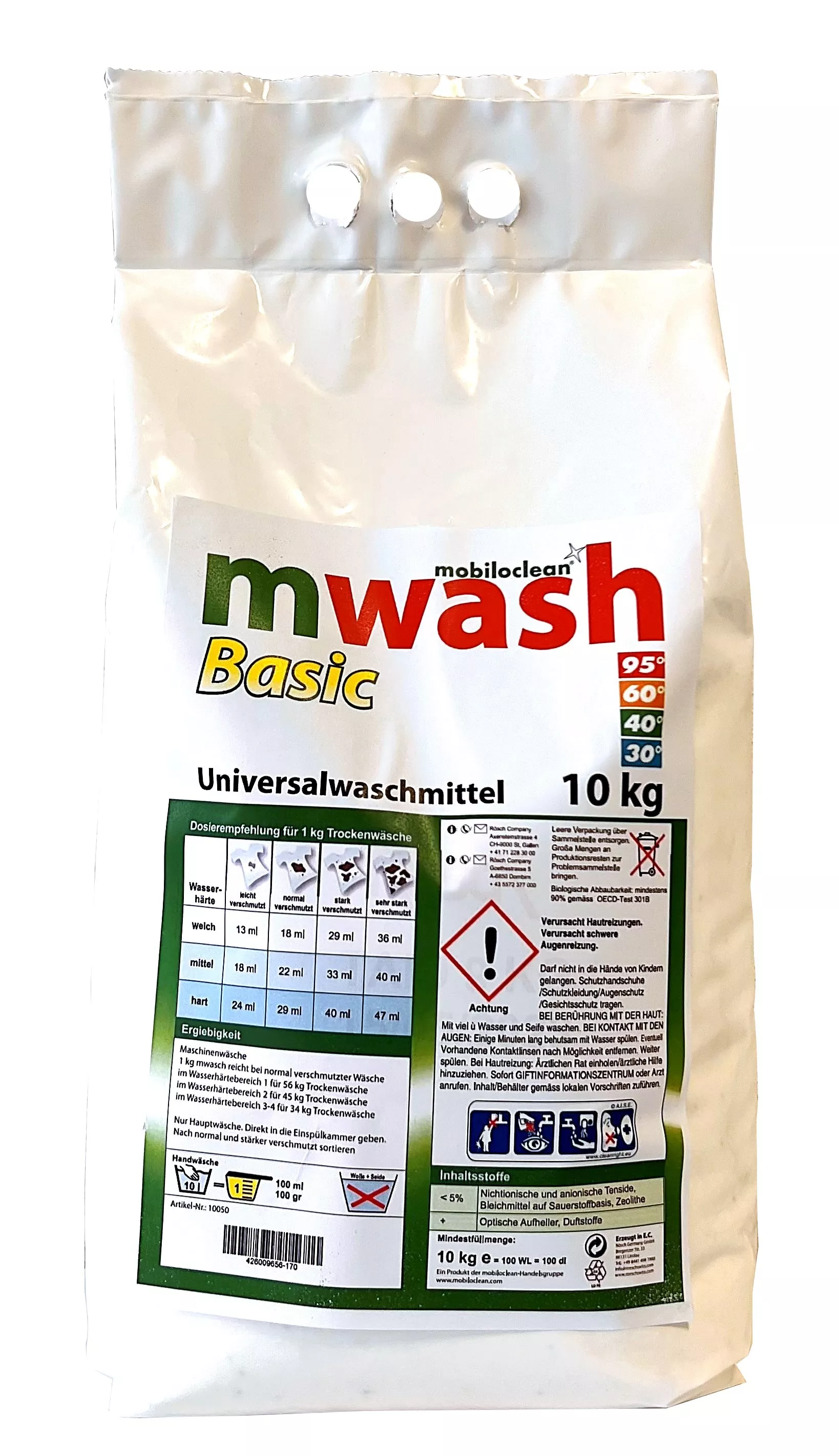 Cleanclub Vollwaschmittel 10 kg Karton
