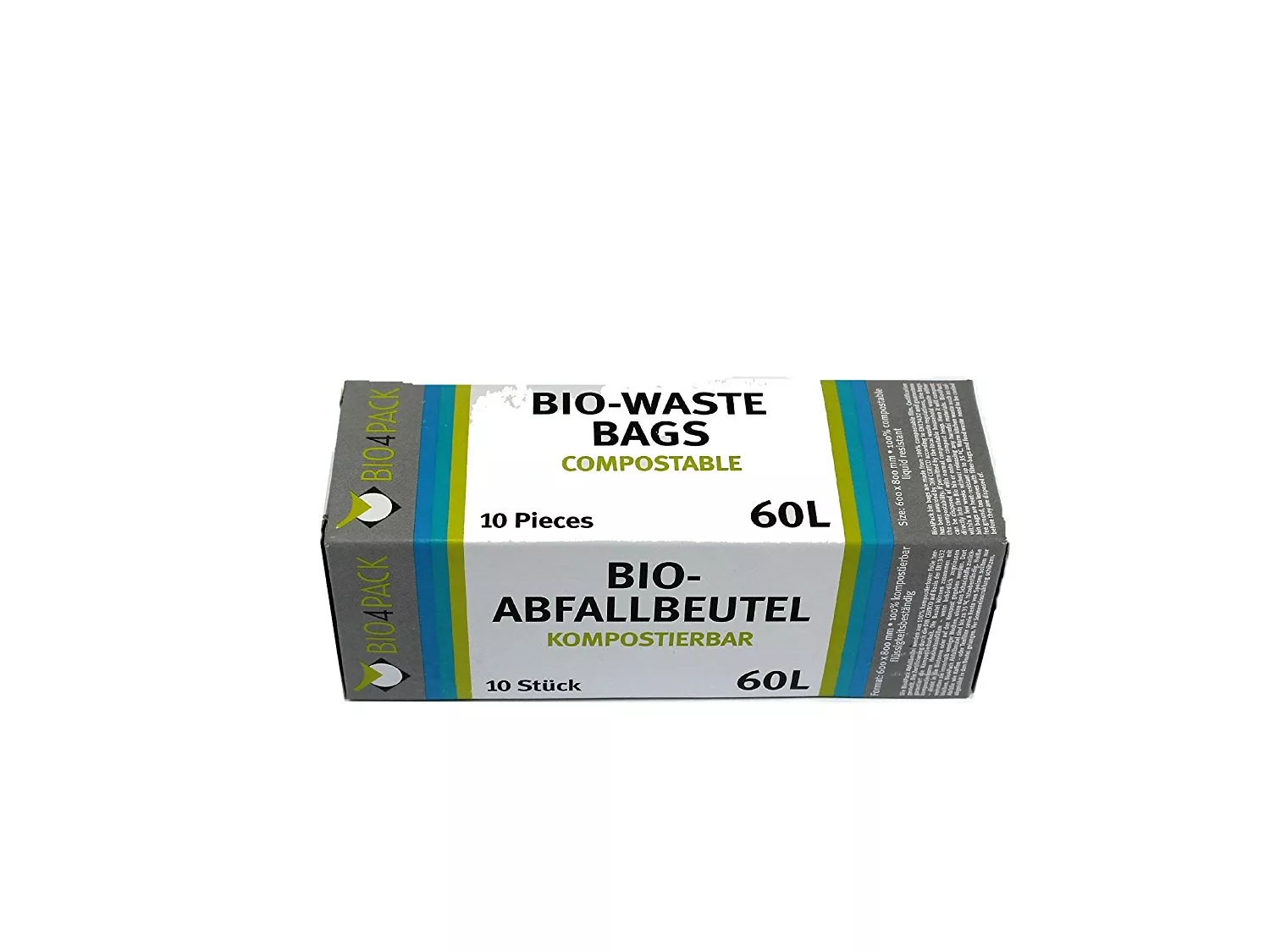 Bio4Pack Bio Müllbeutel 60L (1 Packung = 10 Stück)
