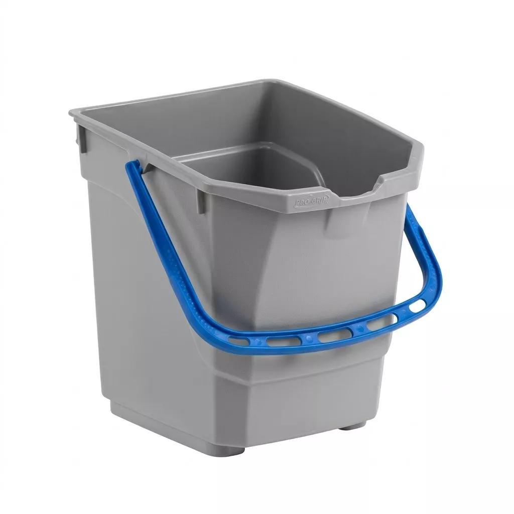 TTS Eimer – 15 Liter – Grau mit blauem Griff