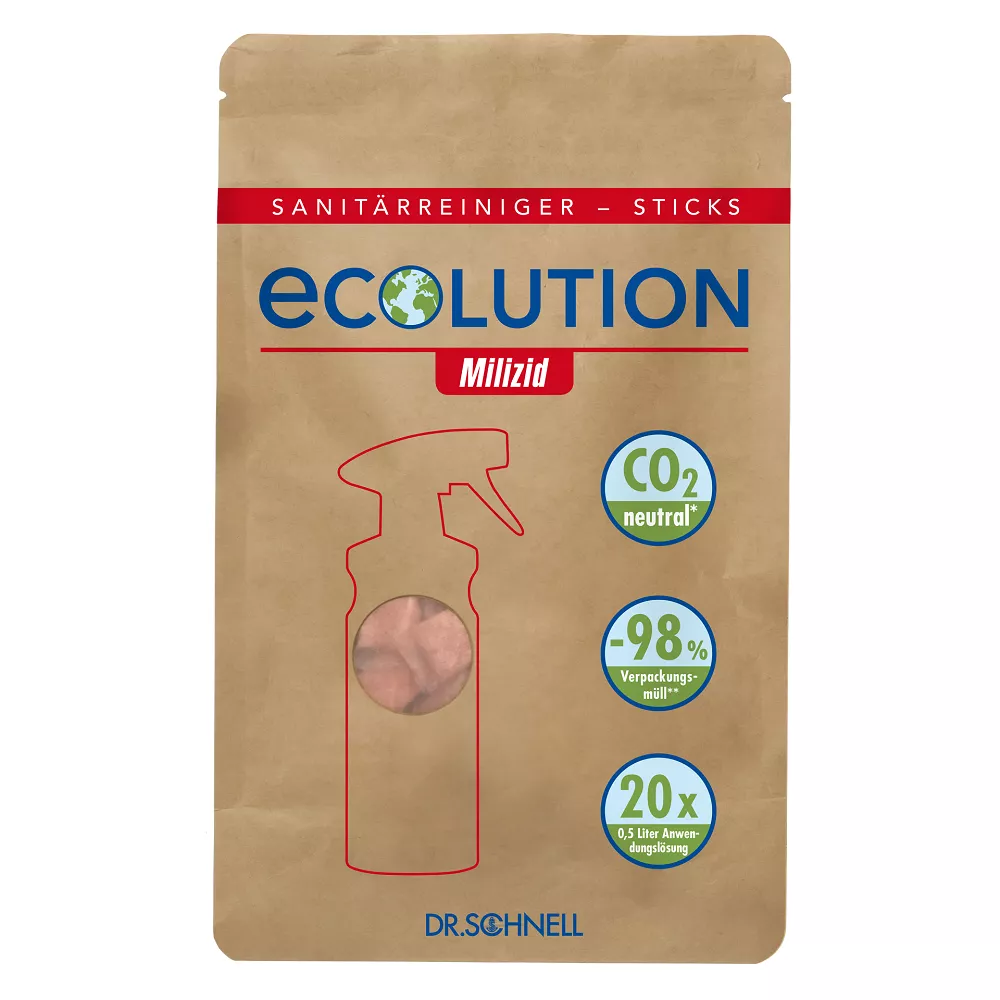 Dr. Schnell Ecolution Milizid Sanitärrreiniger-Sticks (1 Beutel = 20 Sticks)
