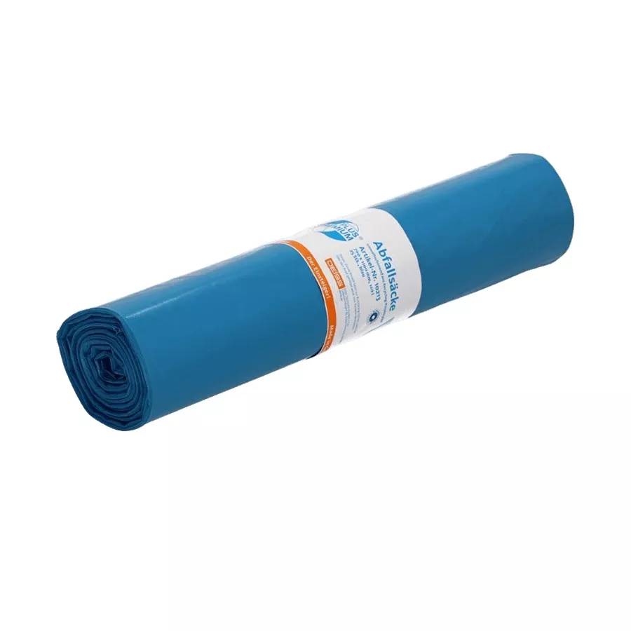 Deiss Abfallsäcke "Der Einsteiger!" LDPE/Premium 700x1100mm blau 25 Stück/Rolle 120L