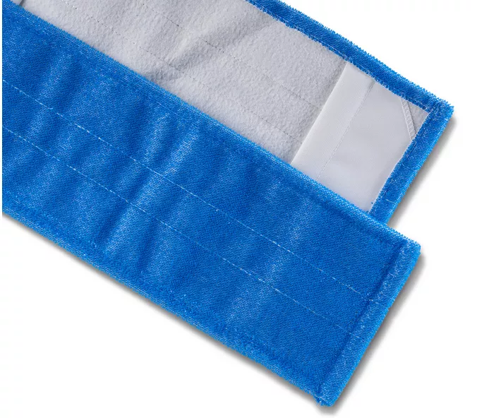 Cleanclub Borstenmopp 50cm blau mit Deckblatt
