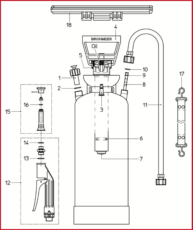 Foam-Matic 5P Druckschaumsprühgerät