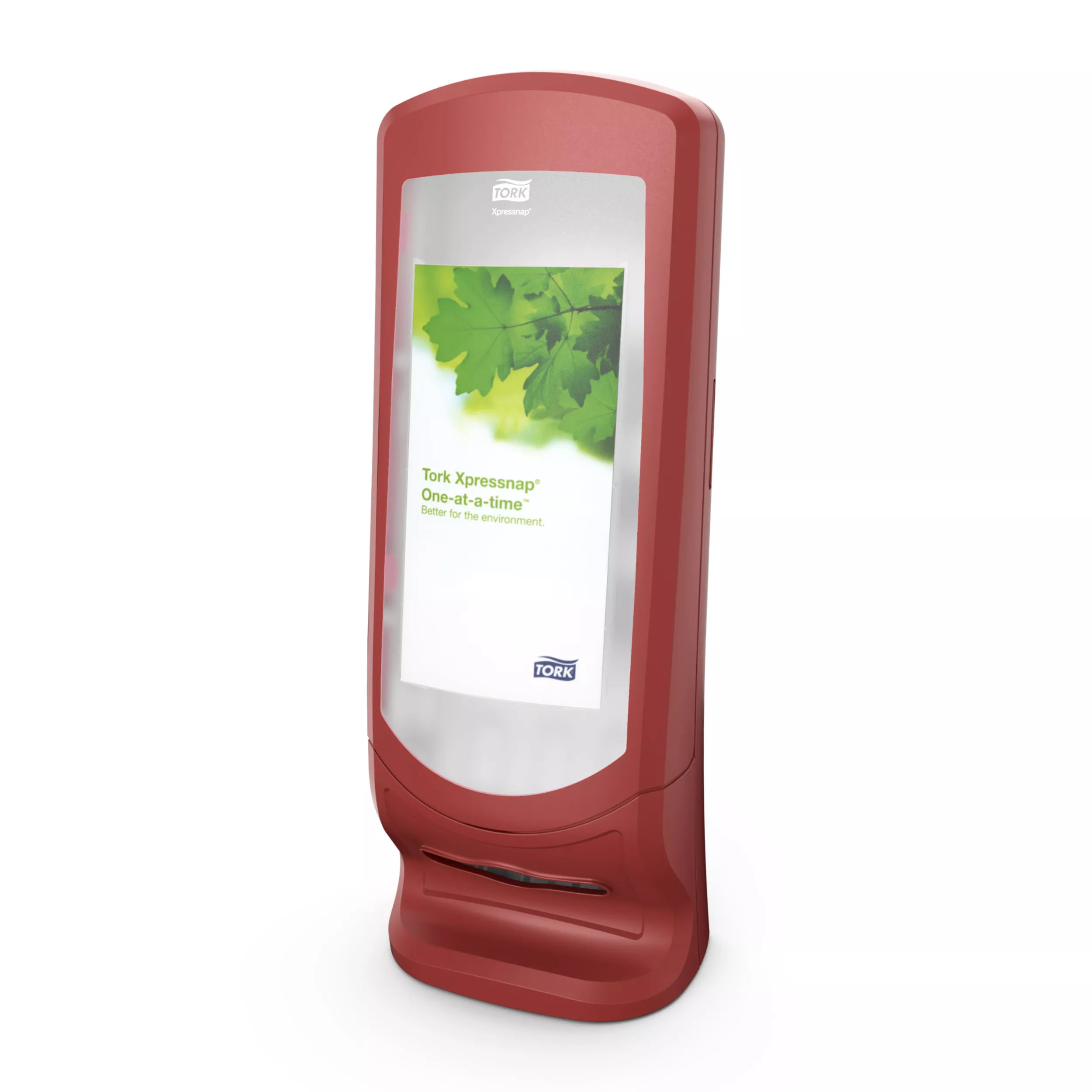 Tork Xpressnap® Steh- und Wandspender Rot N4, Signature Linie, 62,2 cm × 23,5 cm × 23,5 cm, 272212