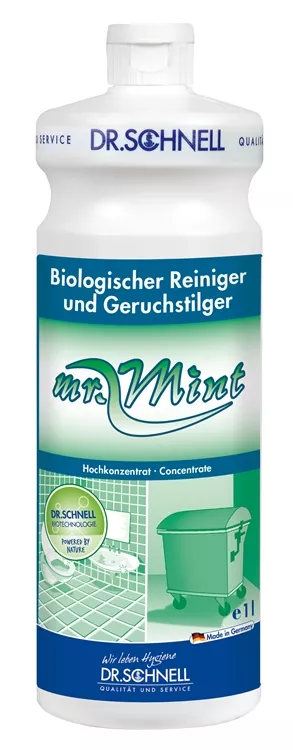 Dr. Schnell Biologischer Reiniger u. Geruchstilger Mr. Mint 1,0 Ltr.