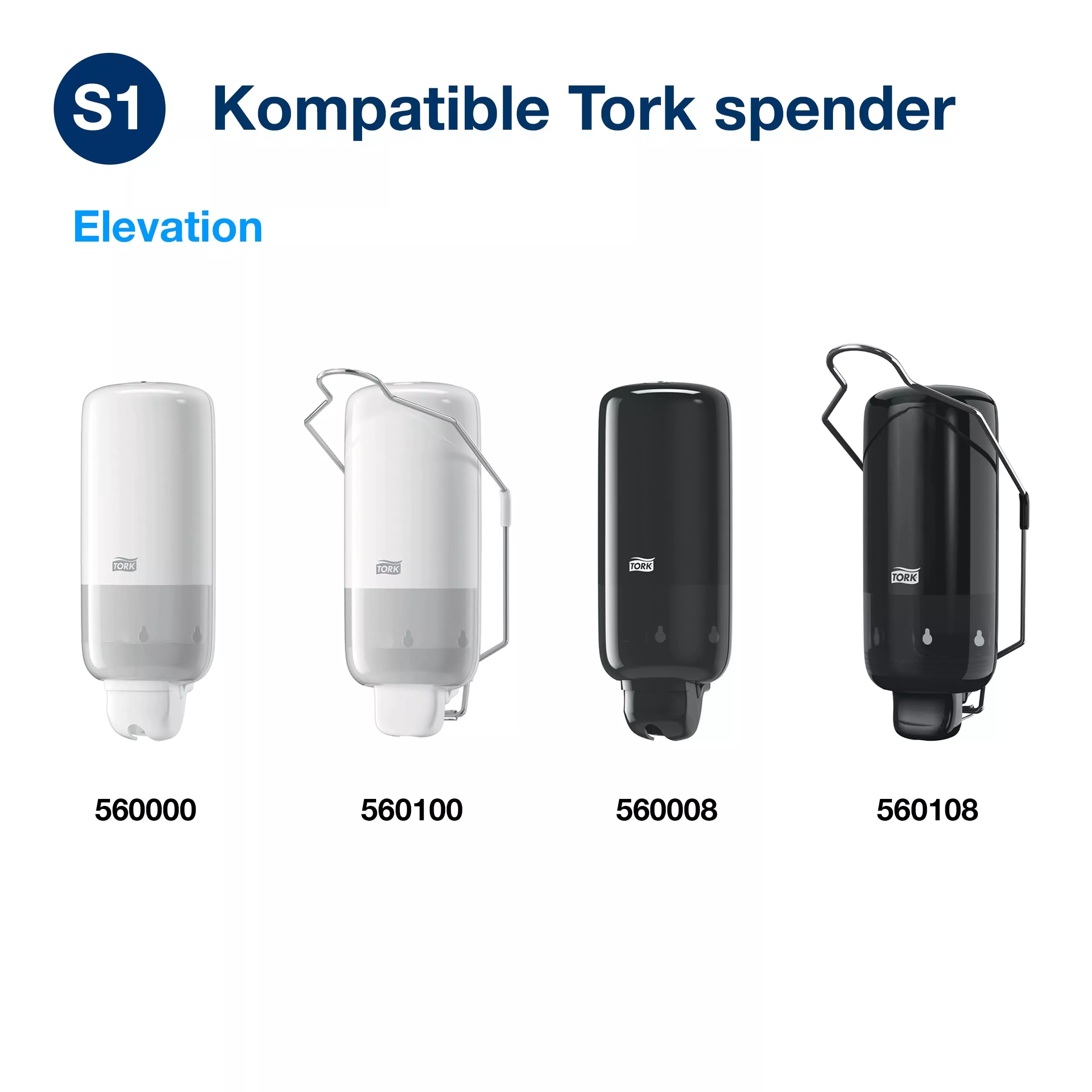 Tork Sensitive Hand Flüssigseife S1, dermatologisch getestet, 6 × 1.000 ml, 420701