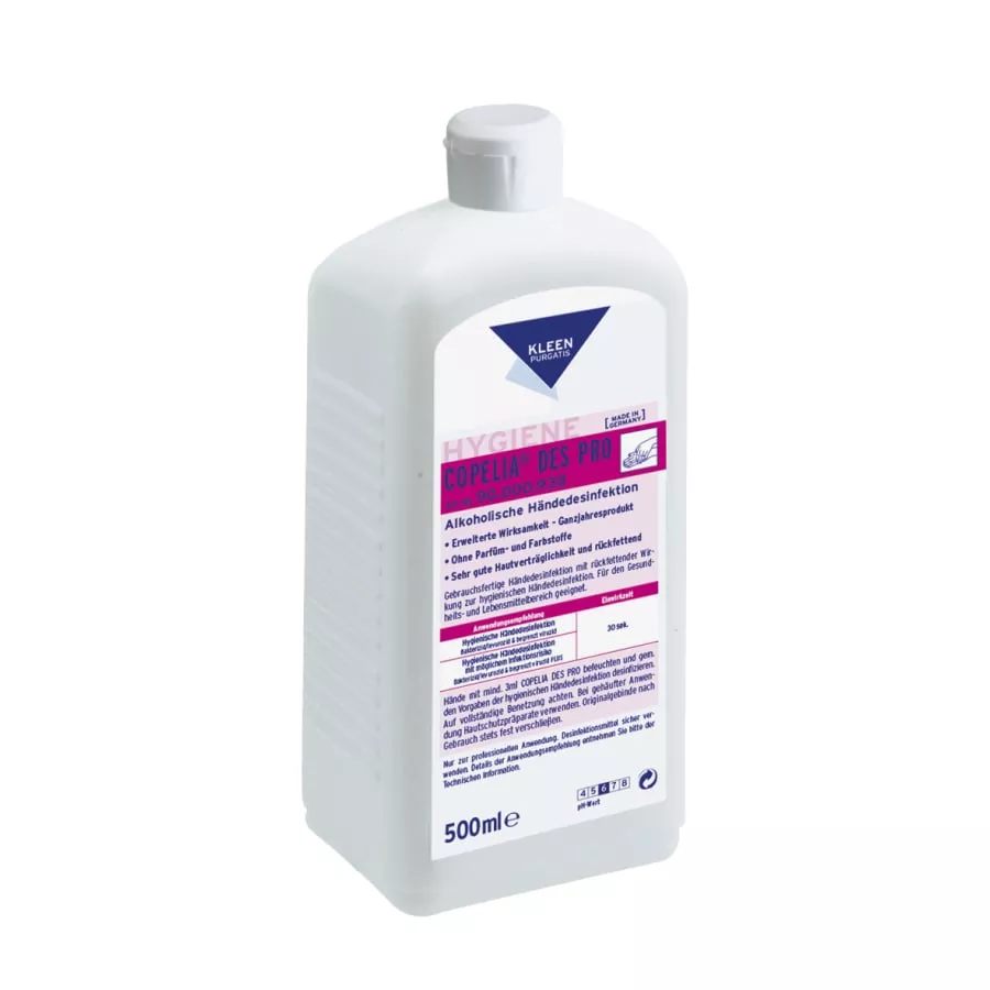 Kleen Purgatis COPELIA DES PRO alkoholische Händedesinfektion 500ml Flasche