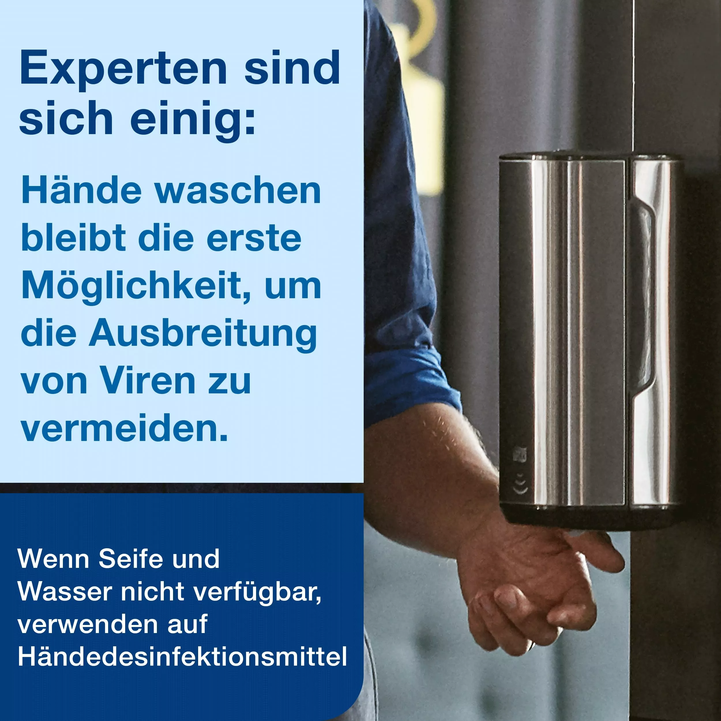 Tork Hygienesäule für Desinfektionsmittel und Tücher Schwarz S1/S2/S4/F1, geeignet für Tork Nachfüllpackungen und Spender 511055