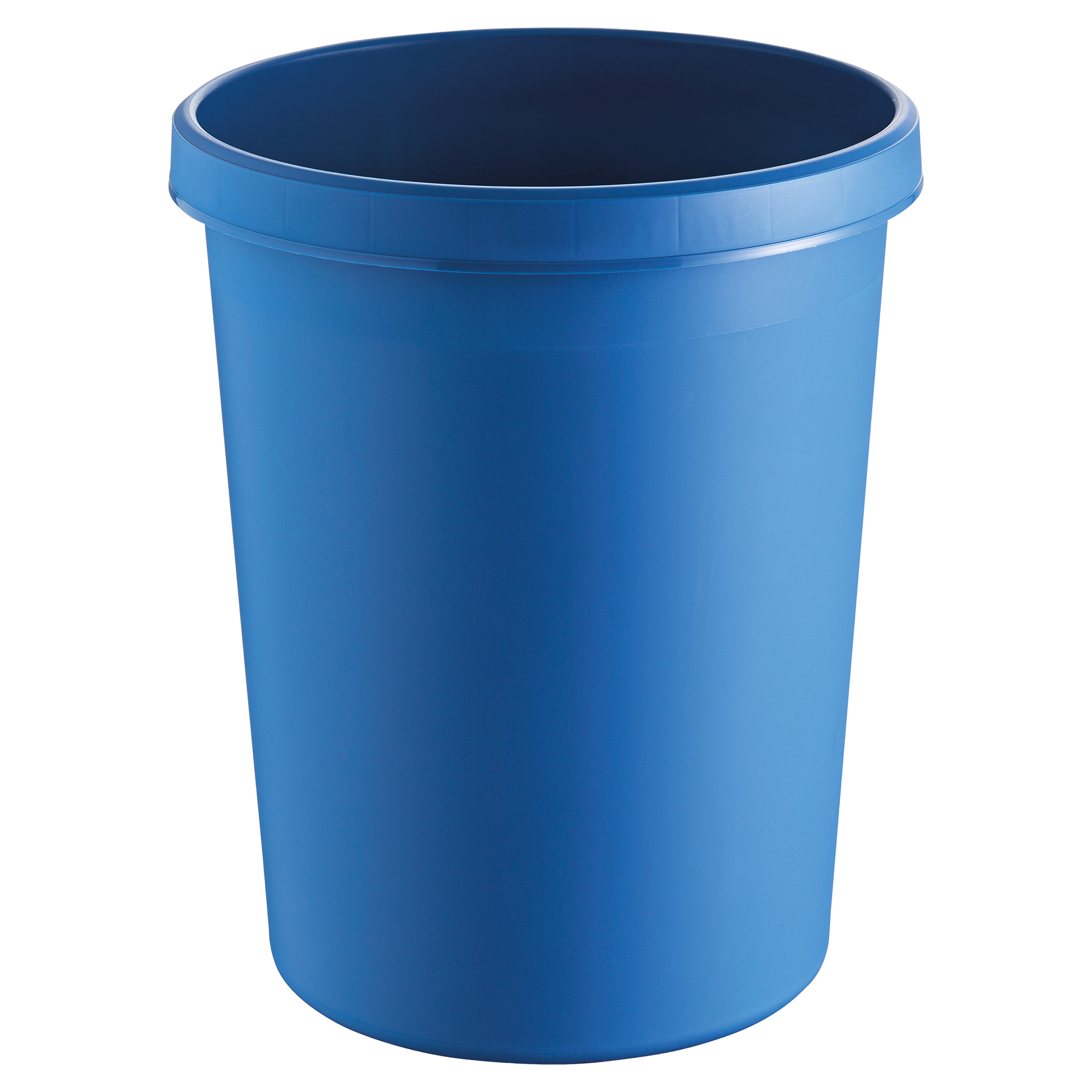 Helit Großraum-Papierkorb 45 Liter – stabiler Kunststoff – blau