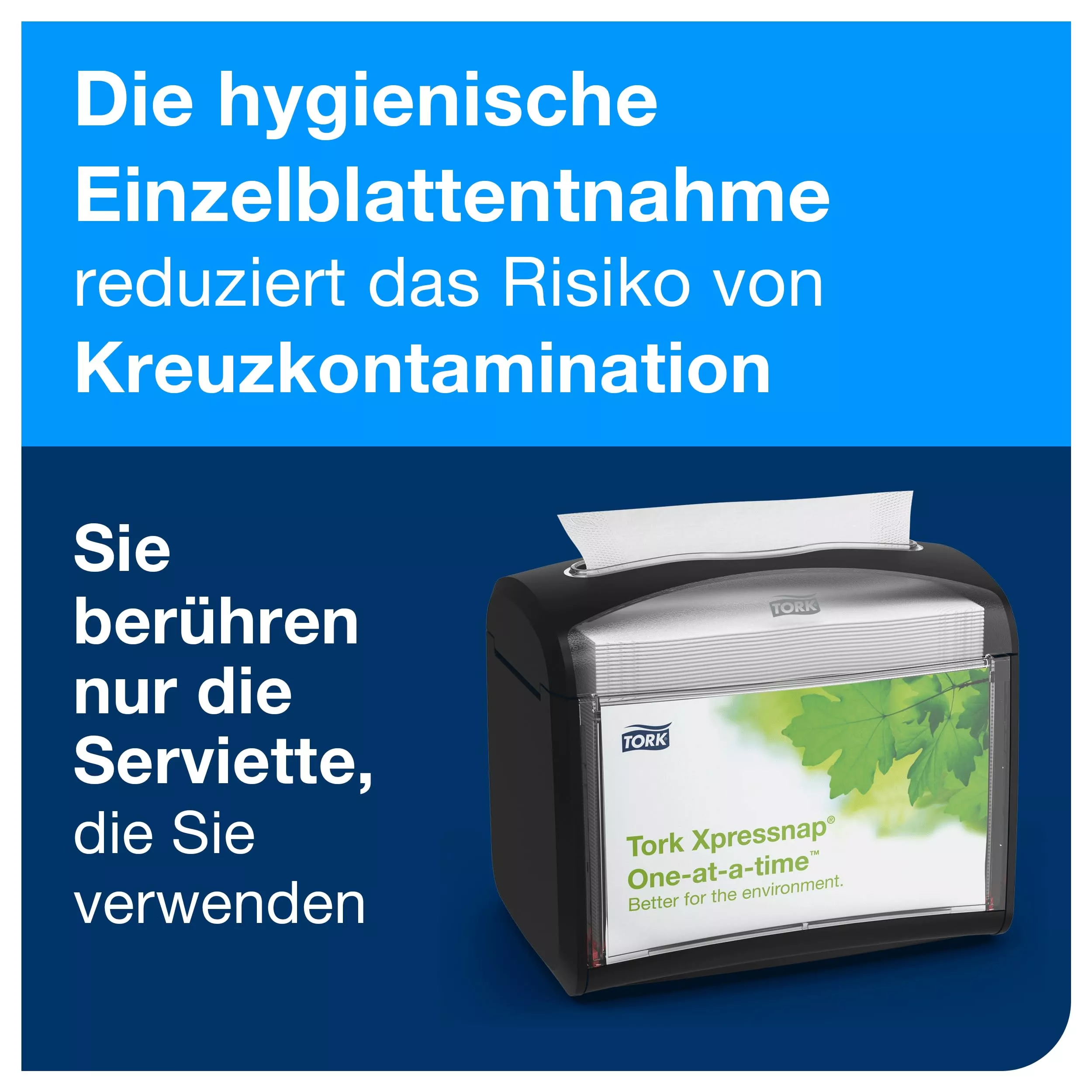 Tork Xpressnap® Extra Soft Spenderservietten Orange N4, 1/2-Falz, 2-lagig, 8 x 1000 Blatt, 18963