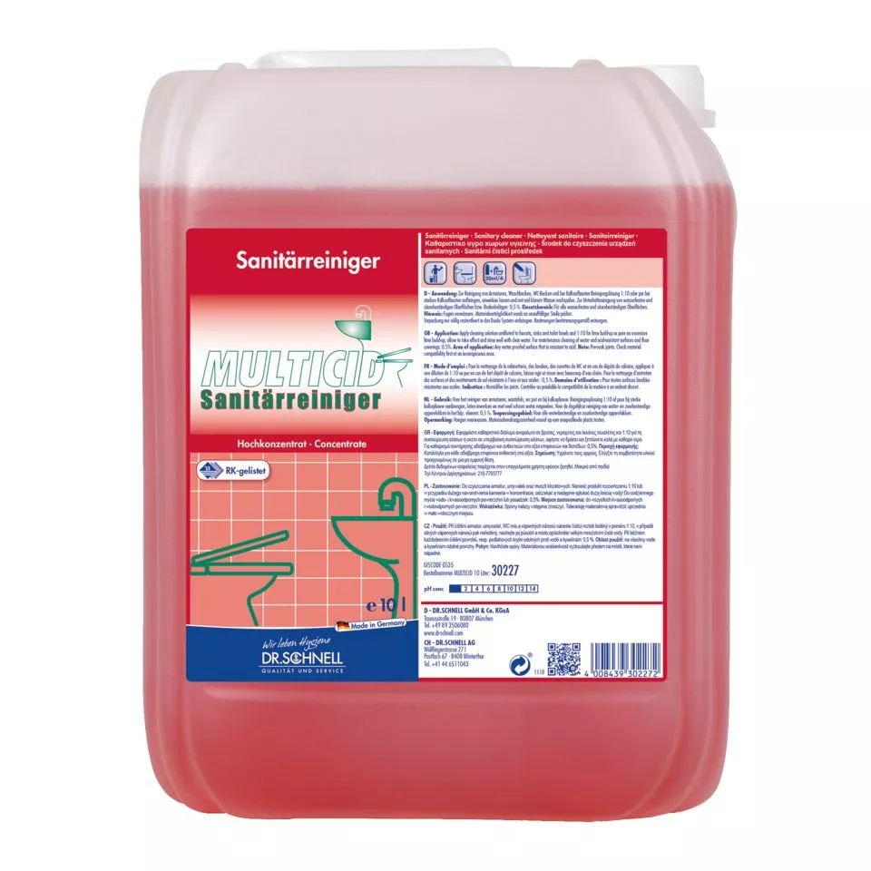 desinfektionsmittel, händedesinfektionsmittel, multicid, konzentrat, behälter 10l