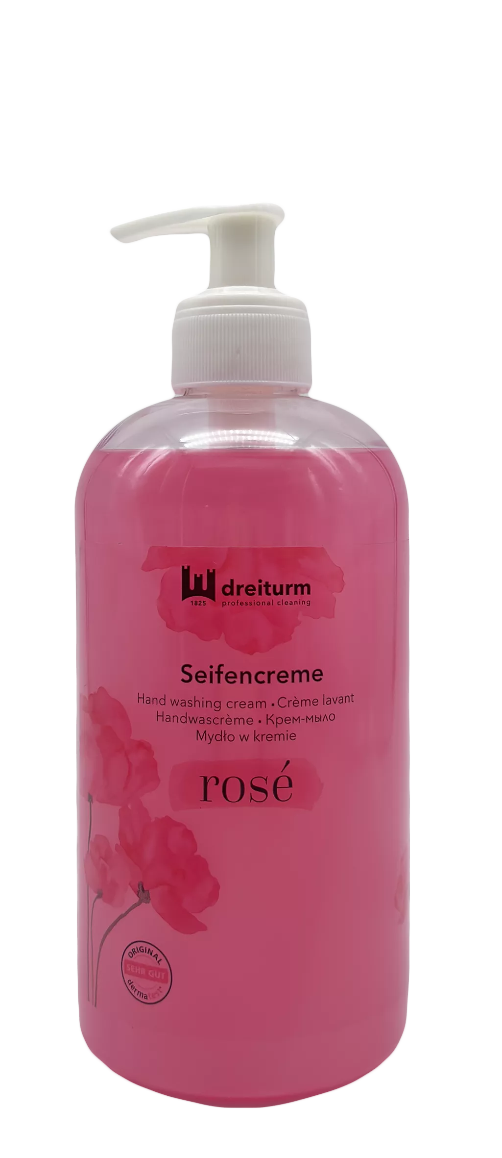 Dreiturm Seifencreme rose +Disp. – 500 ml