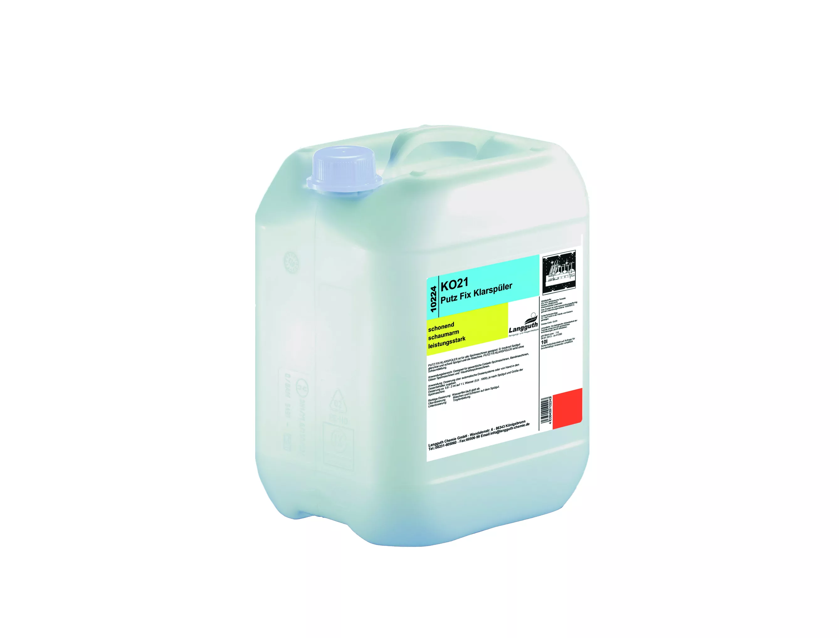 Langguth Putzfix Klarspüler KO21 10 ltr. Kanister