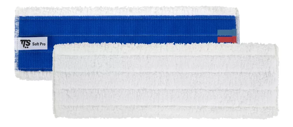 TTS Soft Pro Klettbezug mit doppelter Umrandung – Grau – 40 cm