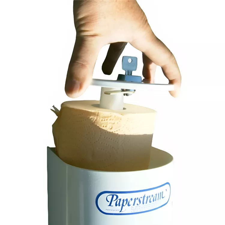 Toilettenpapierspender Paperstream 3-fach - Edelstahl V4A - abschließbar
