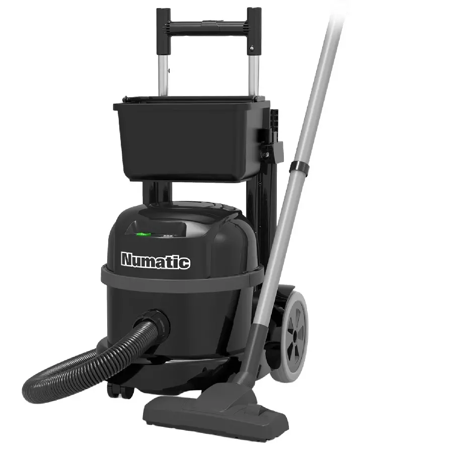 Numatic PBT230NX/0 Batterie-Kesselsauger mit Ladegerät und Trolley, inkl. Zubehörset AS56 (2.2P) (ohne AKKU)