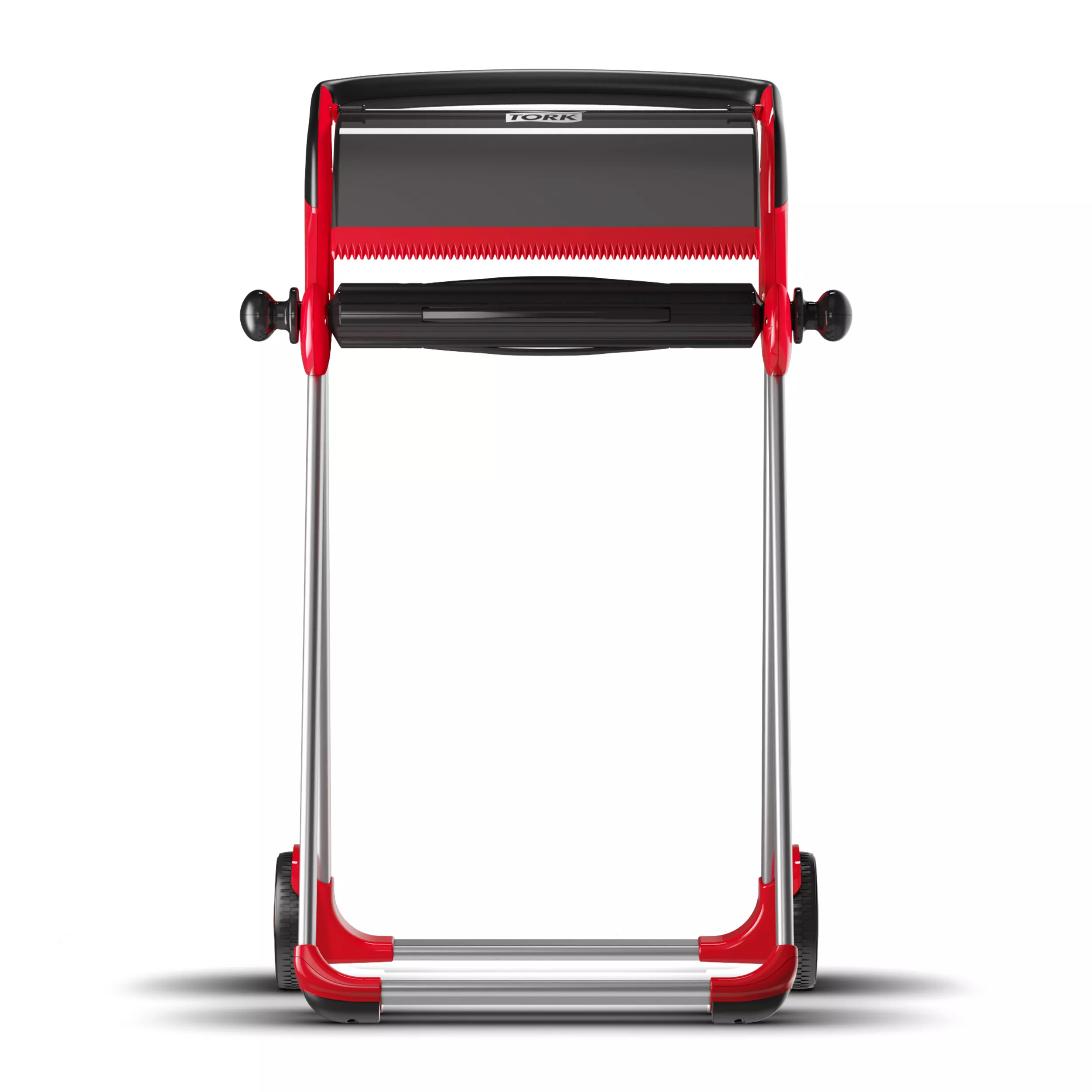 Tork Bodenständer für Wischtuchrollen Rot und Schwarz W1, Mobil, Performance Linie, 652008