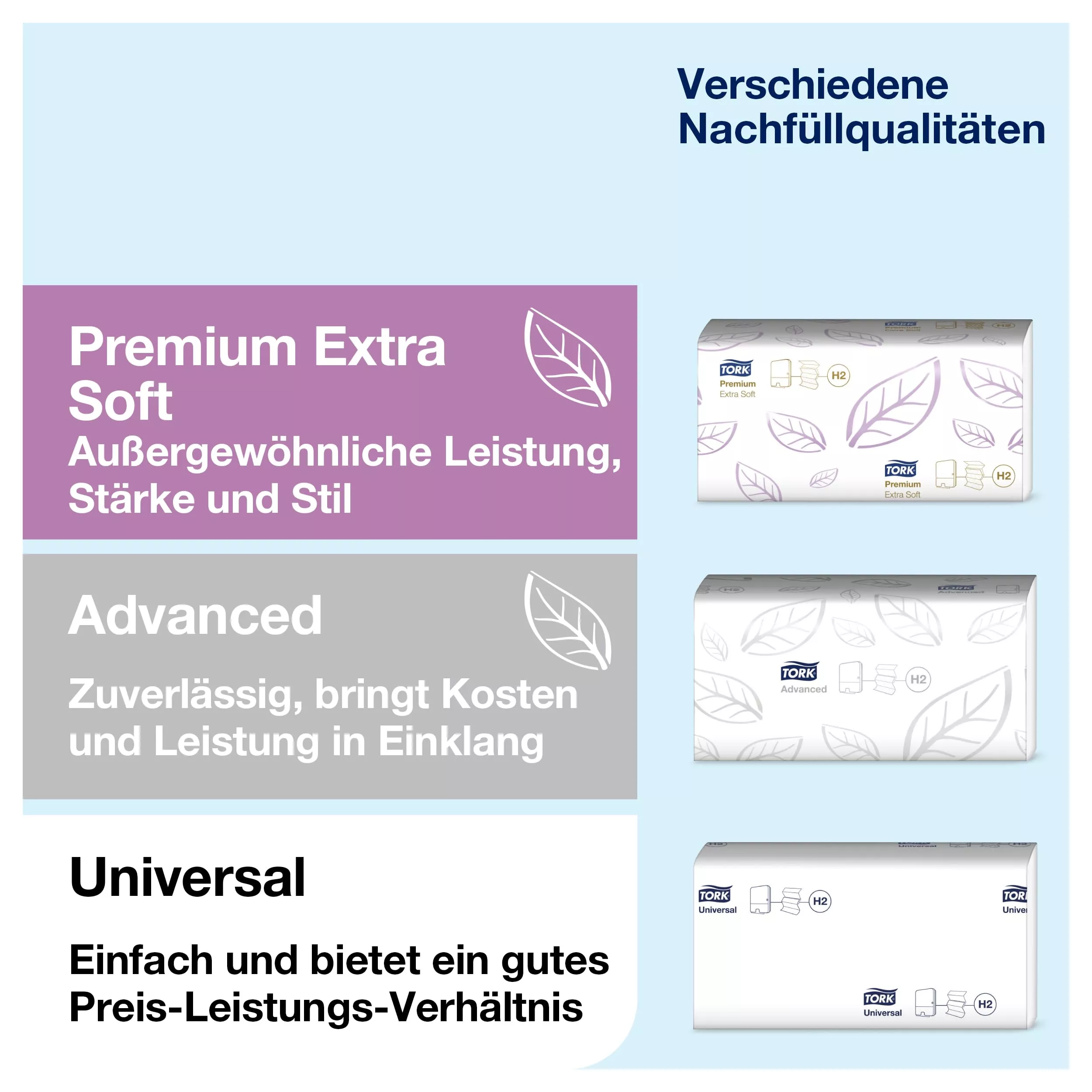 Tork Spender für Zickzack-Handtücher Schwarz H3, Elevation Design, 553008