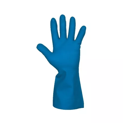 Abena Gummihandschuh Haushalt Nitril blau Gr. 8 (M)
