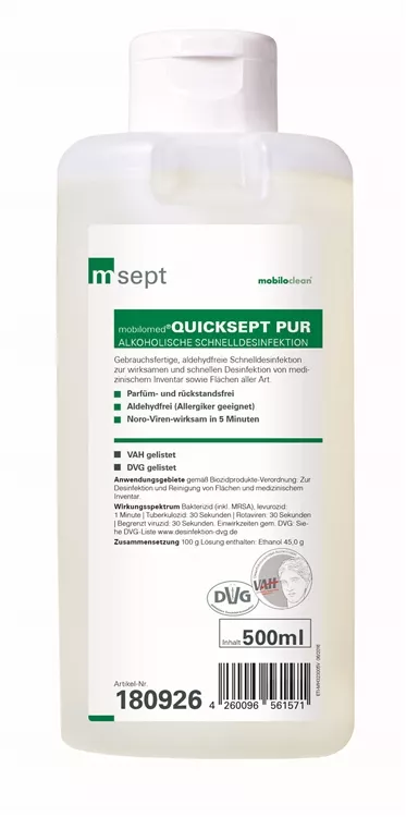 Cleanclub Schnelldesinfektion Quicksept PUR 500ml