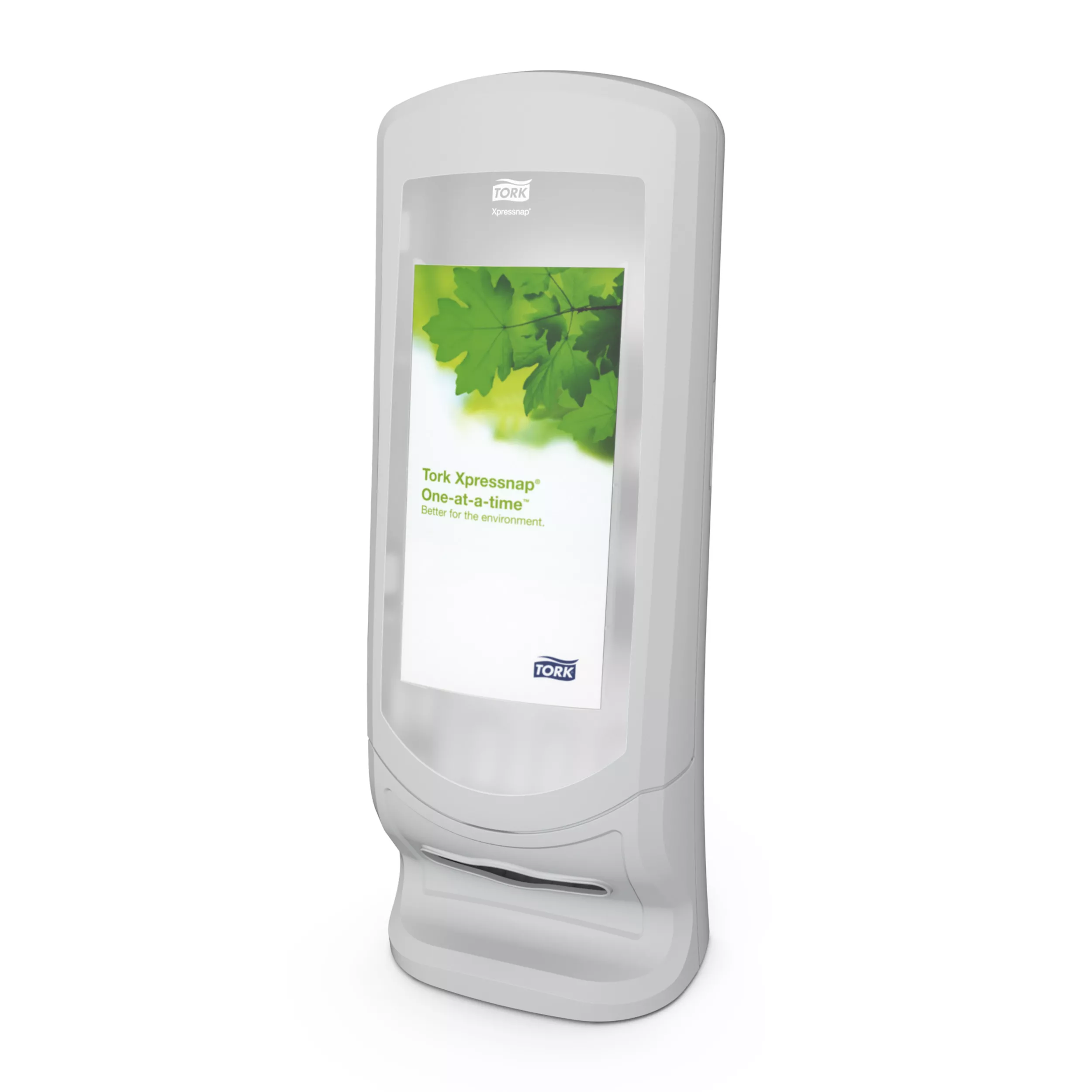 Tork Xpressnap® Steh- und Wandspender Hellgrau N4, Signature Linie, 62,2 cm × 23,5 cm × 23,5 cm, 272213