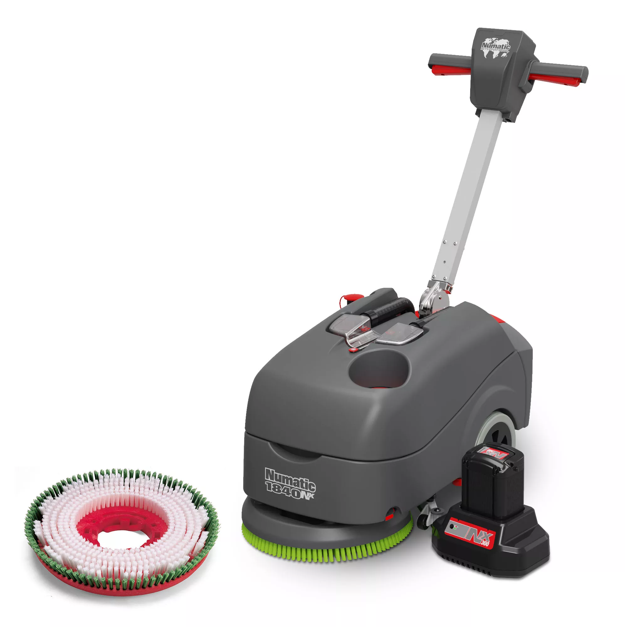 Numatic Batterie-Scheuersaugmaschine TTB1840NX mit PPN-Scheuerbürste