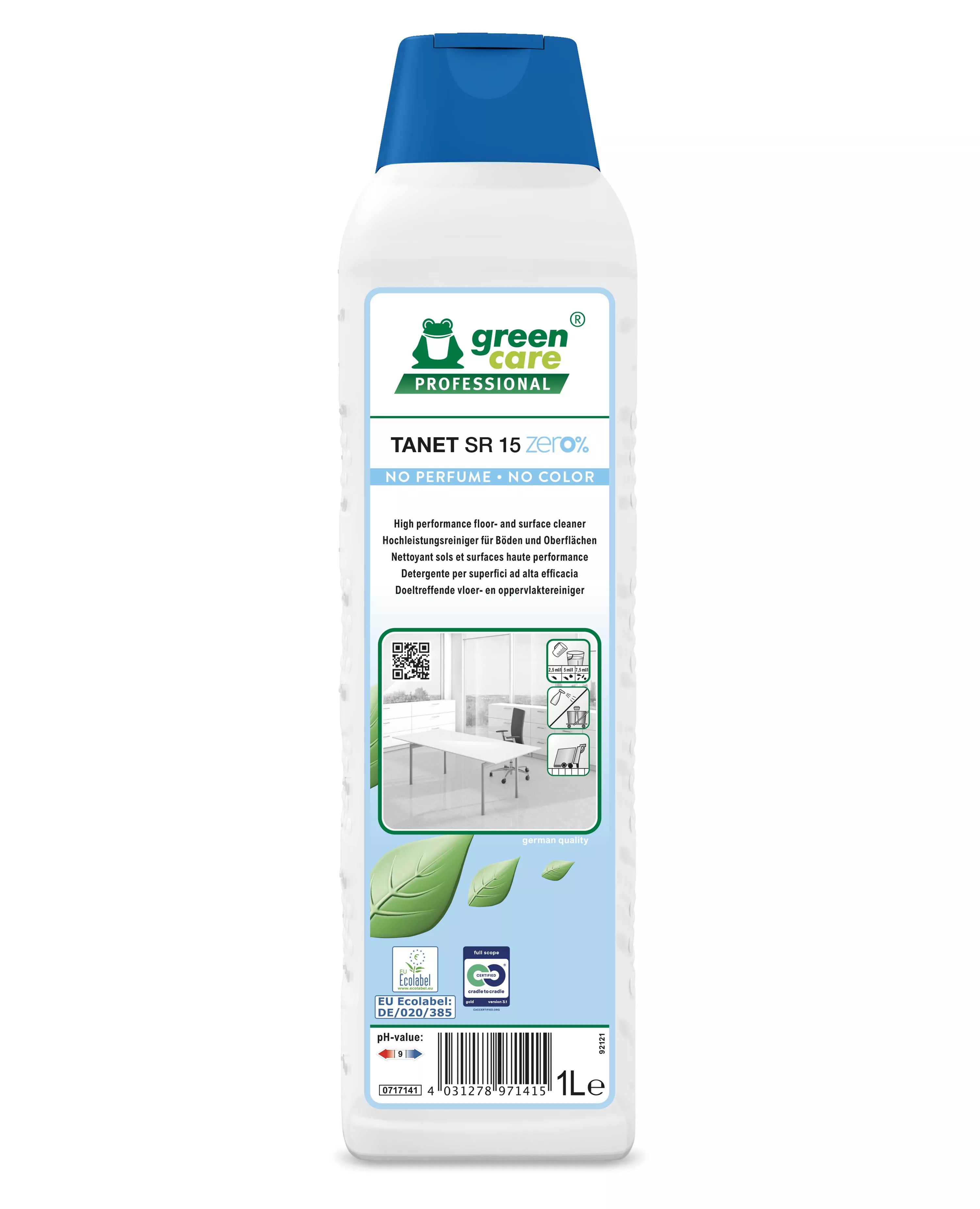 Tana TANET SR 15 zero% – Alkoholreiniger 1 L