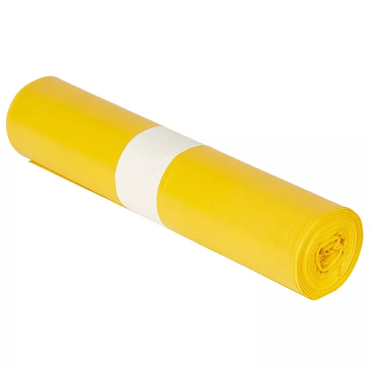 Cleanclub Abfallsack "Typ 60 Standard" gelb 700x1000mm 120L 36my (1 Rolle = 25 Stück)