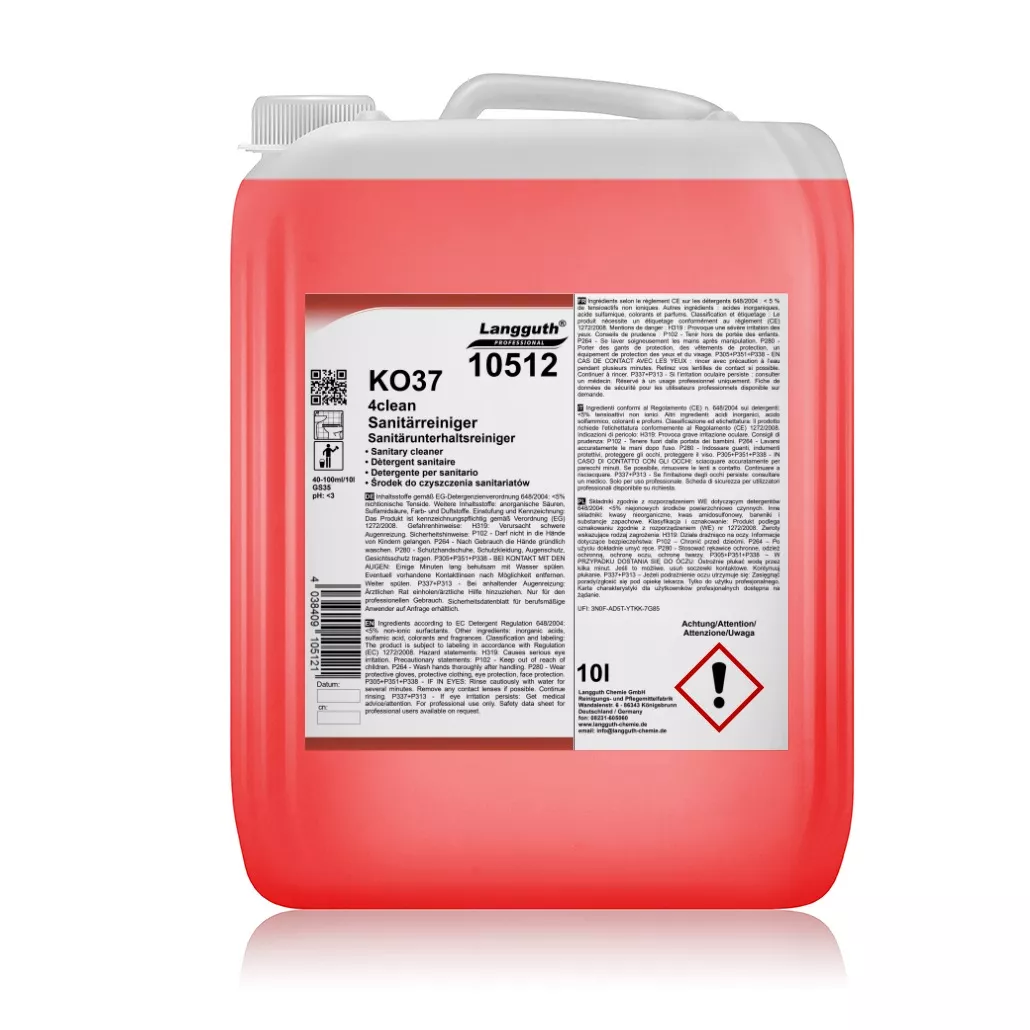 Langguth Sanitärreiniger Putzfix KO37 10 L