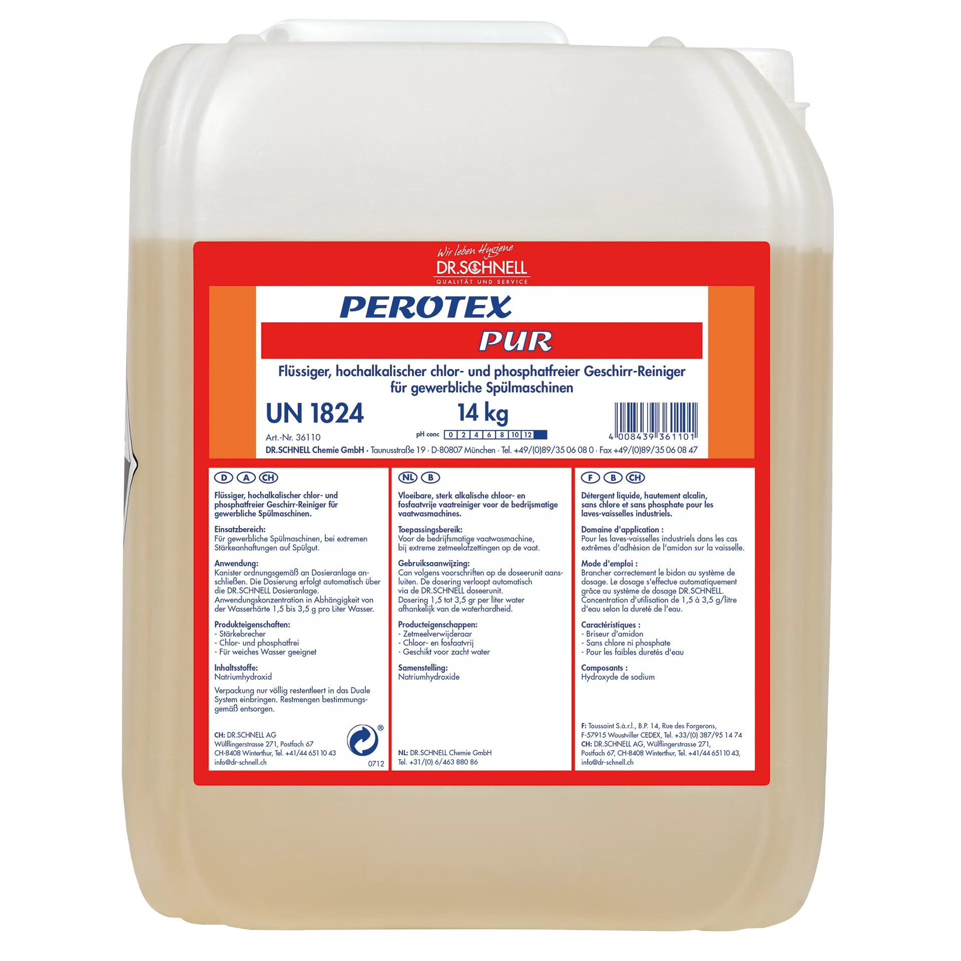 Dr. Schnell Perotex Pur Geschirrreiniger 14 kg