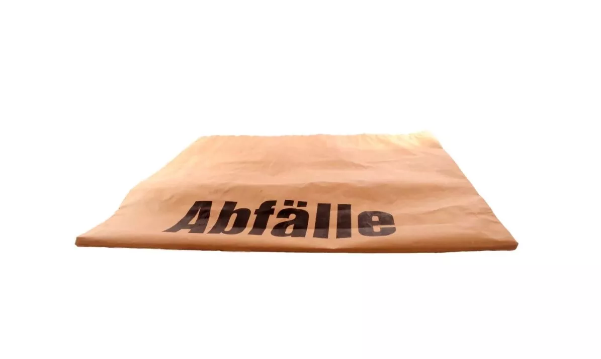 DEISS Müllsäcke Papier 120 Liter, Aufdruck: ABFÄLLE