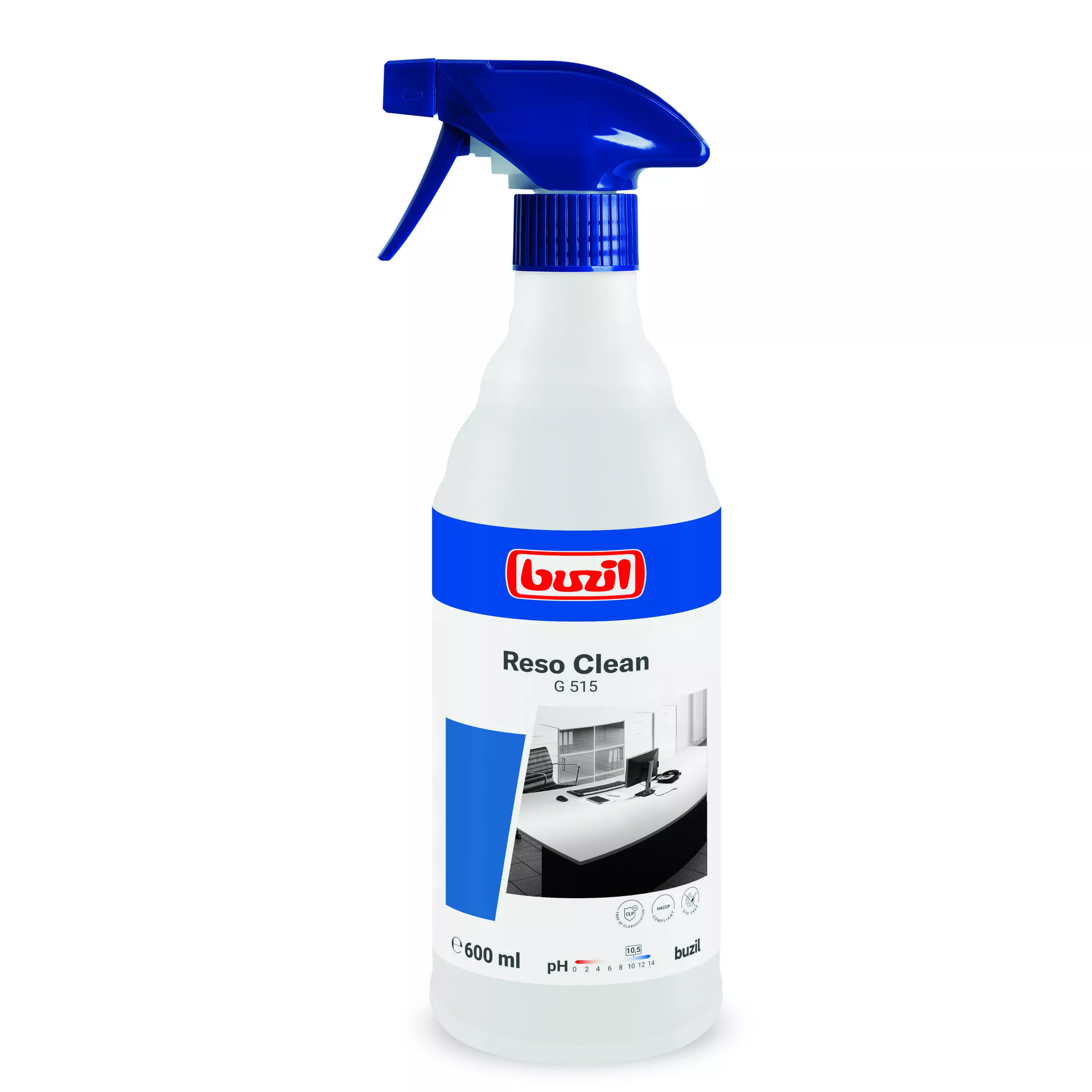 Buzil Gebrauchsfertiger Sprühreiniger Reso Clean G515 – 600 ml Flasche