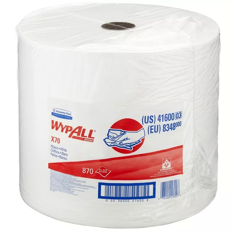 KC Wypall X 70 Wischtücher weiß 1lg 34x31,5cm Rolle mit 870 Blatt, (30), #8348