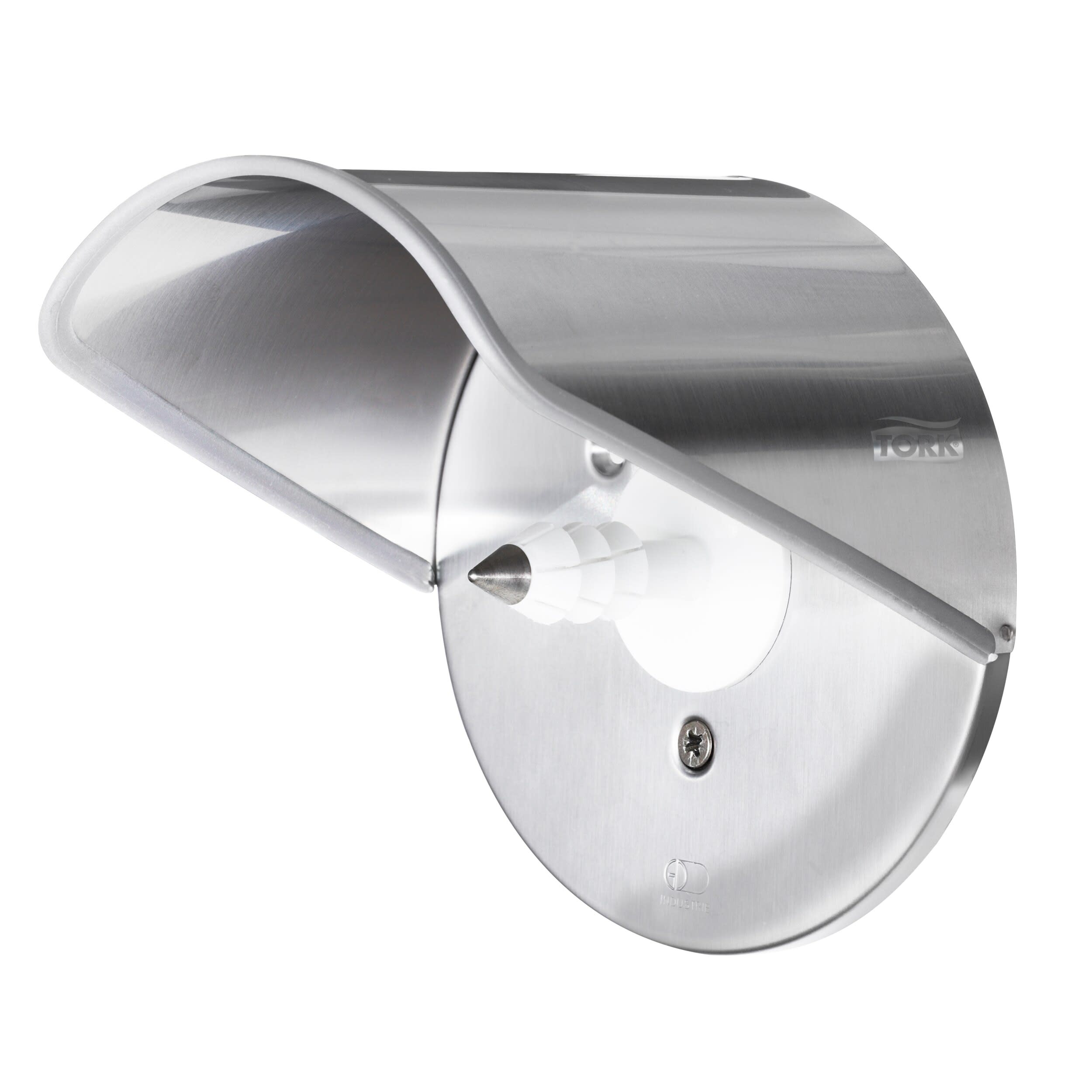 Tork OptiServe® Einzelrollenspender für Hülsenloses Toilettenpapier Edelstahl T7, robuster Toilettenpapierspender, 472259