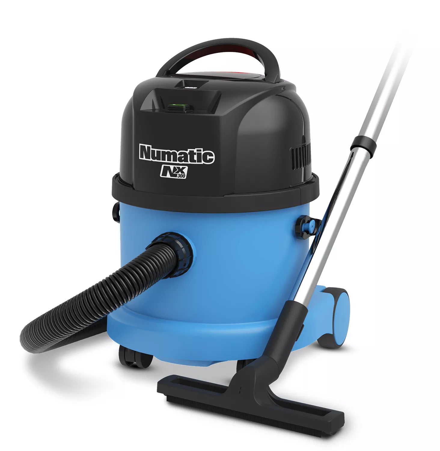 Numatic WBV370NX Akku-Nass-/Trockensauger – inkl. Ladegerät, ohne Akku NX300 in blau